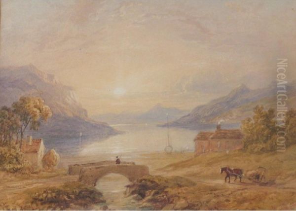 North Wales Oil Painting by Henry G. Gastineau