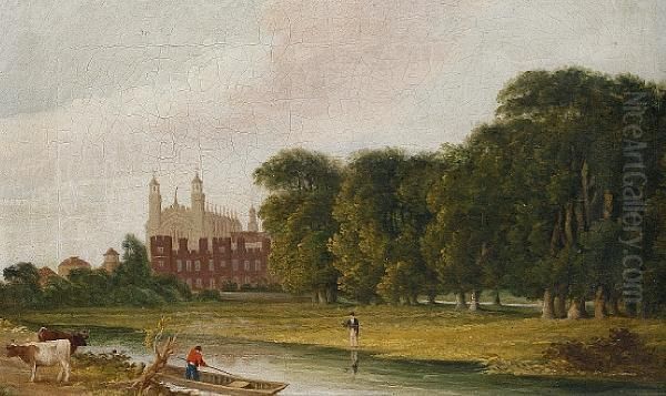 Eton College Oil Painting by Paul Gauci