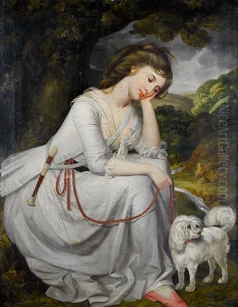 Maria From Laurence Sterne's Oil Painting by Thomas Gaugain