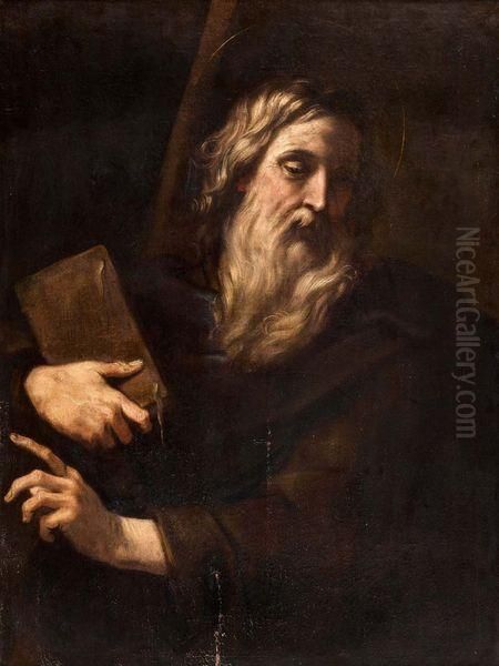 Saint Andre Oil Painting by Giovanni Battista (Baciccio) Gaulli