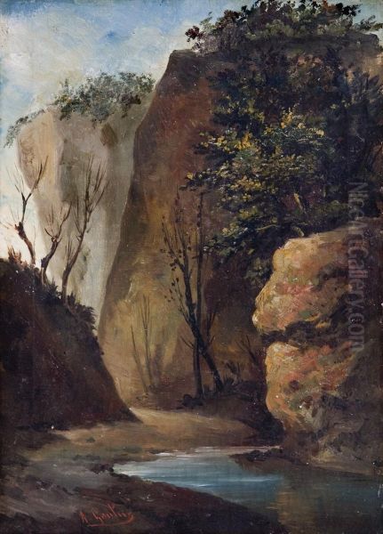 Paisaje Oil Painting by Armand Desire Gautier