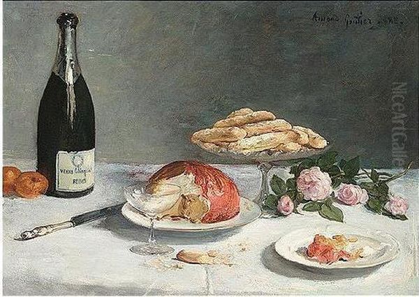 Still Life Oil Painting by Armand Desire Gautier