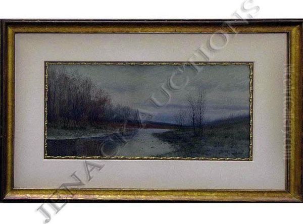 Autumn Landscape Oil Painting by George Howell Gay