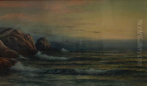 Shore Line Oil Painting by George Howell Gay