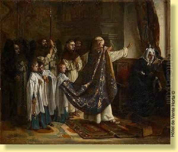 Le Choeur Oil Painting by Willem Geets