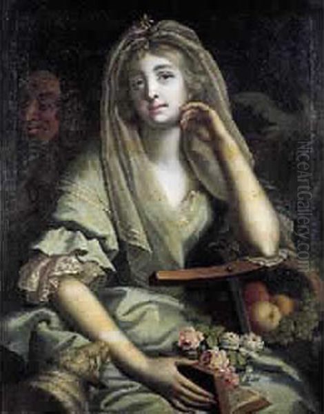 Allegorie De L'esperance Oil Painting by Conrad Geiger