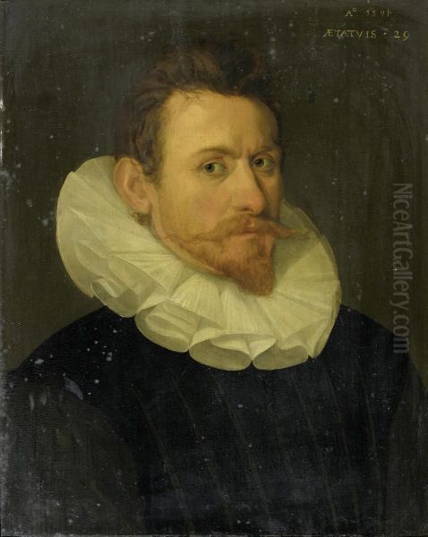 Portrait Of A Man Oil Painting by Gortzius Geldorp