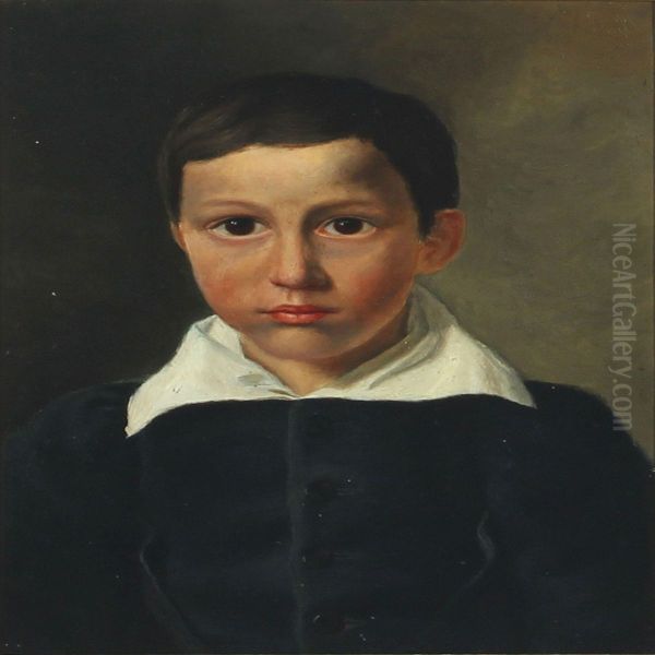 Portait Of Ayoung Boy by Peter Henrik Gemzoe