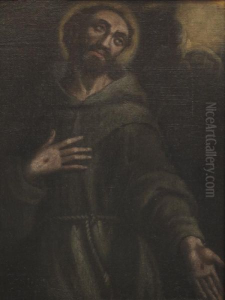 San Francesco Oil Painting by Girolamo Genga