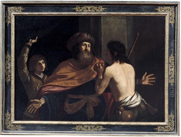 Il Ritorno Del Figliol Prodigo Oil Painting by Bartolomeo Gennari