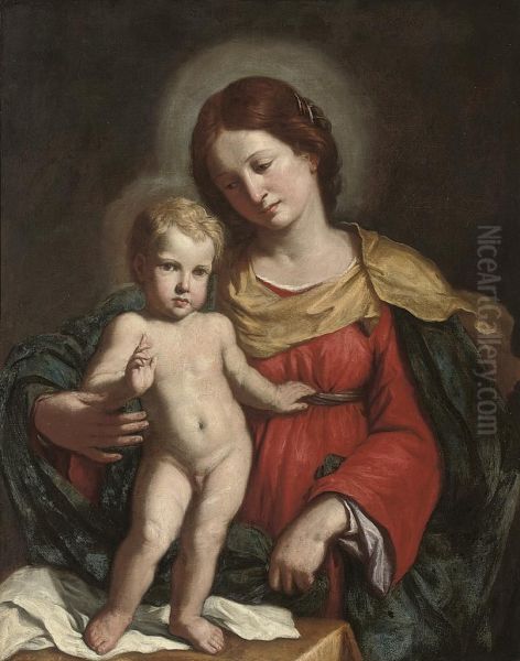 The Madonna And Child Oil Painting by Cesare Gennari