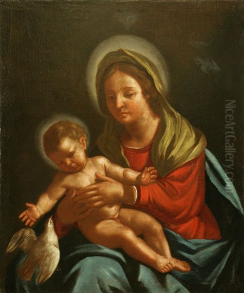 Madonna Con Bambino Oil Painting by Ercole Gennari