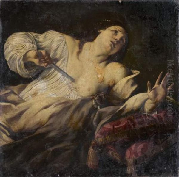 La Mort De Lucrece Oil Painting by Artemisia Gentileschi