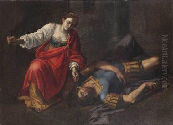 Sisara Et Jael Oil Painting by Orazio Gentileschi