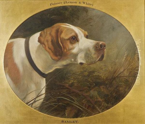 The Famous Pointer Hamlet Oil Painting by George Earl