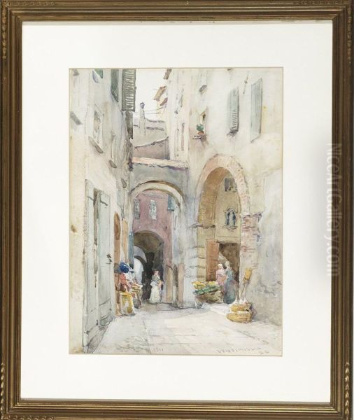 Brescia Oil Painting by Sir Ernest George