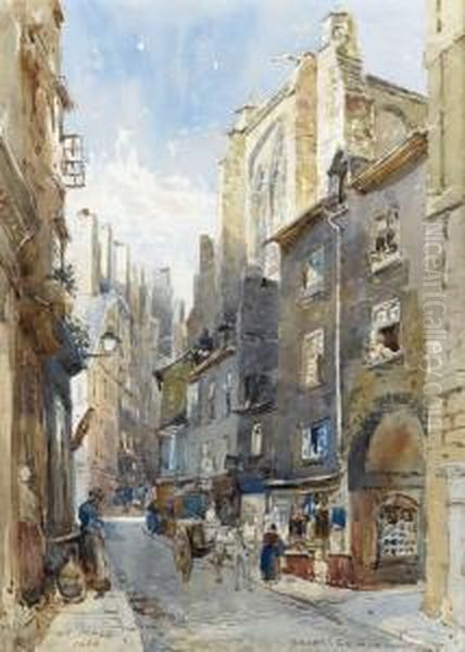 St. Malo Oil Painting by Sir Ernest George