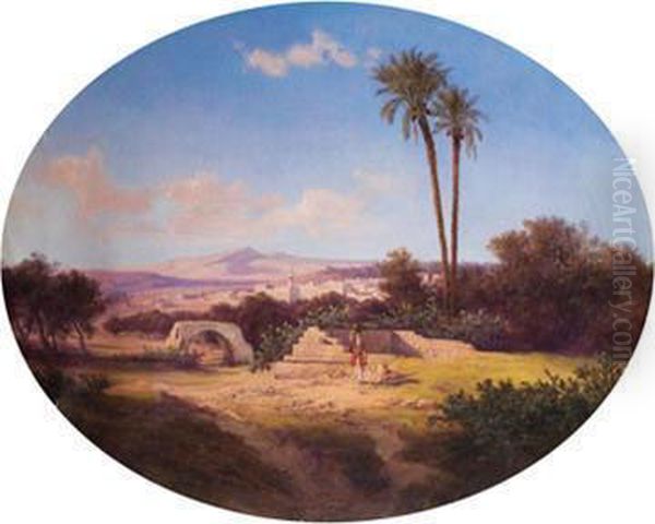 Jericho Oil Painting by Friedrich Otto Georgi