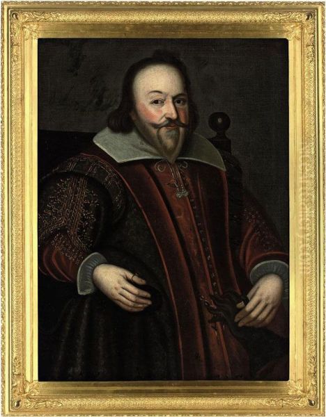 Portrait Of A Gentleman Oil Painting by Marcus Ii Gerards