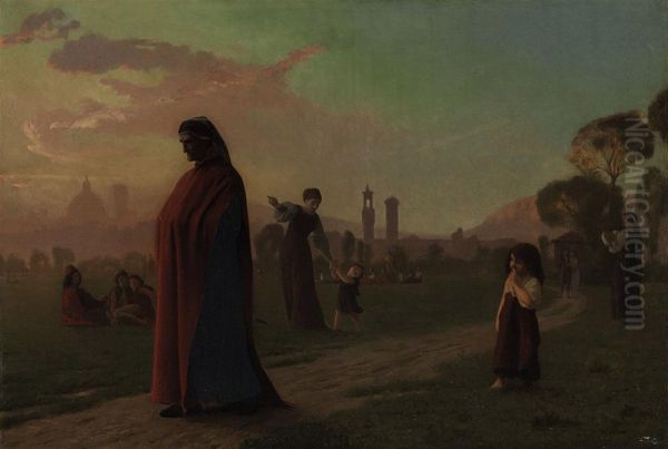 Dante (he Hath Seen Hell) Oil Painting by Jean-Leon Gerome