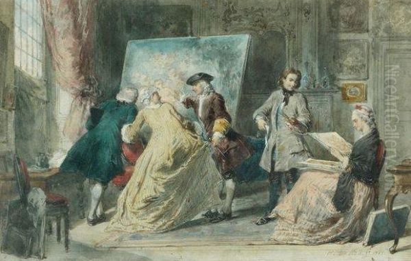 la Presentation Du Tableau Oil Painting by Hendrik Gerrit ten Cate