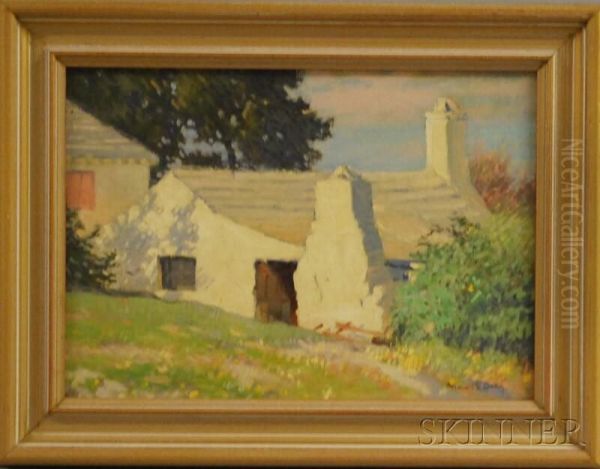 Old Cottage Oil Painting by Francis E. Getty