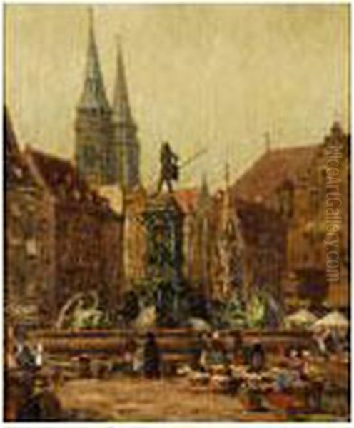 Vista Deplaza Oil Painting by Fritz Geyer