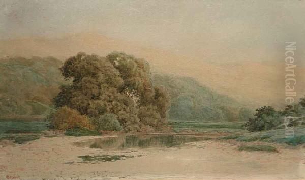 Landscape In The Lake District Oil Painting by Peter Ghent