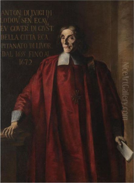 Ritratto Di Antonio Di Luigi Serristori Oil Painting by Alessandro Gherardini