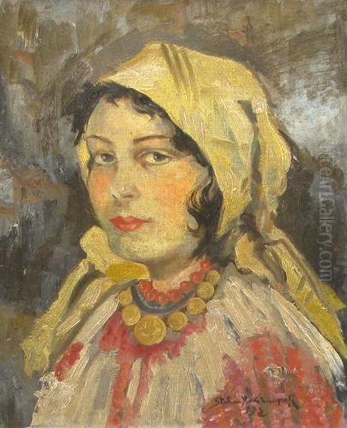 Taranca Oil Painting by Stelian Popescu Ghimpati