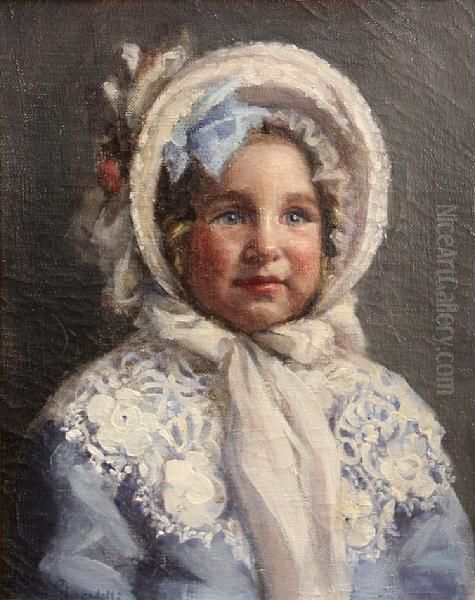 Portrait Of Dorothy Clarke Oil Painting by Alida Ghirardelli