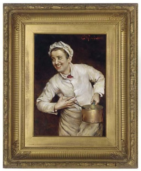 The Amorous Chef Oil Painting by E. Giachi