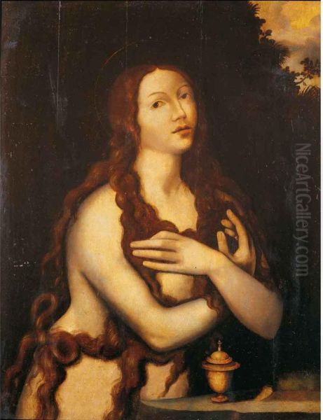 La Maddalena Oil Painting by Giampietrino