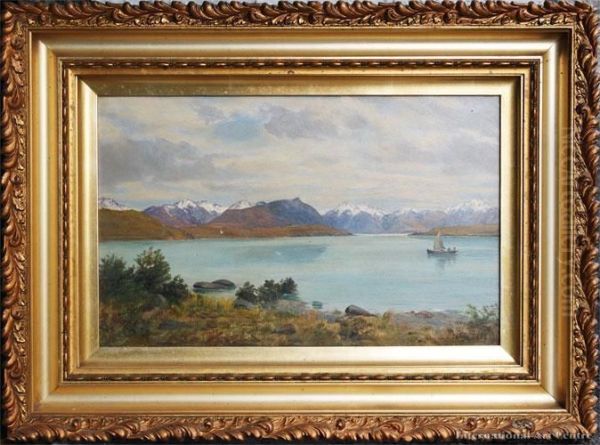 Lake Tekapo Oil Painting by John Gibb