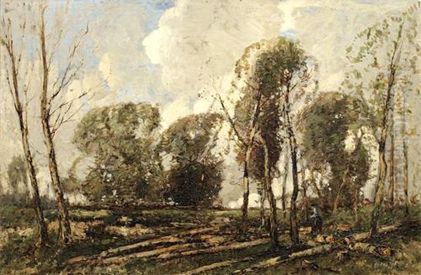 The Clearing Oil Painting by William Alfred Gibson