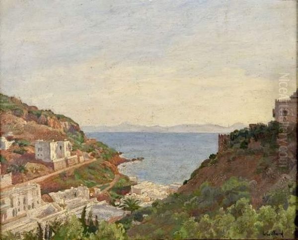 Golfe De Tunis Oil Painting by Leon Giffard