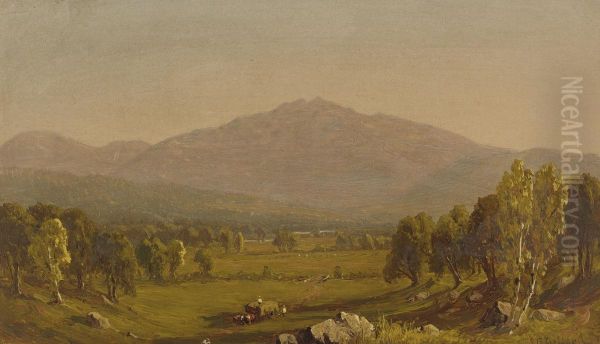 White Mountains, New Hampshire Oil Painting by Sanford Robinson Gifford