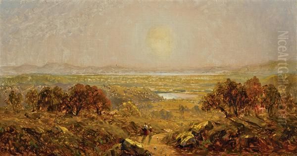 Lake Champlain Oil Painting by Sanford Robinson Gifford