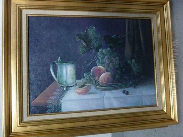 Nature Morte. Oil Painting by Victor-Gabriel Gilbert