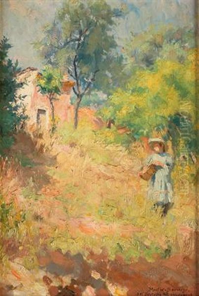 Campesina Oil Painting by Charles Gilbert-Martin