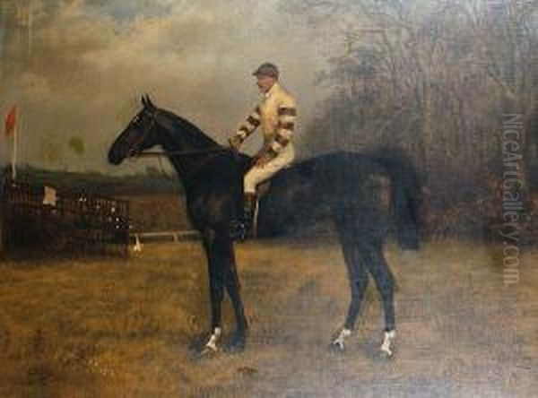 Dunboyne - Major W.f. Ricardo Up Oil Painting by G.D. Giles