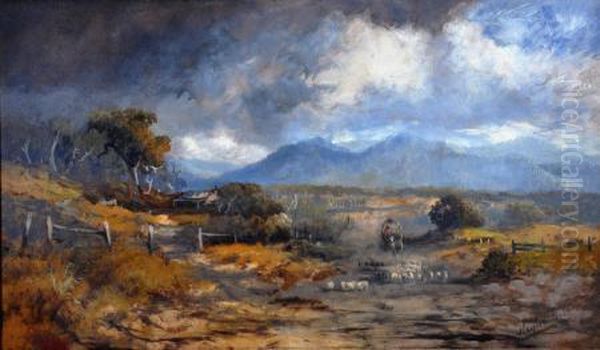 Returning Home Oil Painting by Naylor Gill