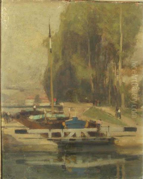 Sans Titre Oil Painting by Eugne-Louis Gillot