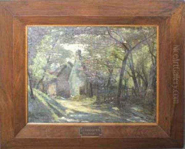 La Fouquerie. Oil Painting by Arthur J. Gilmant