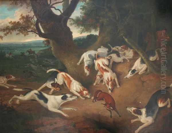 The Death Of The Fox Oil Painting by Sawrey Gilpin