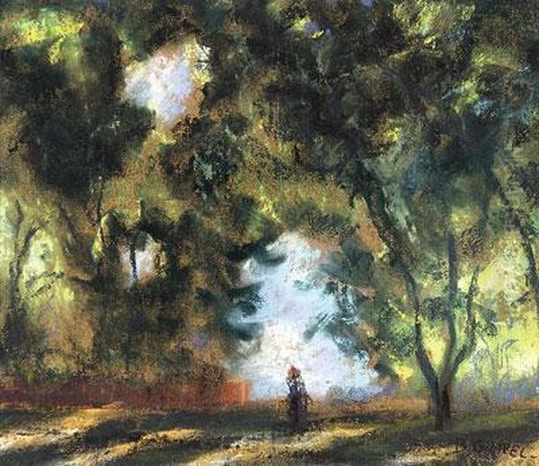 Waldlichtung Oil Painting by Bruno Gimpel