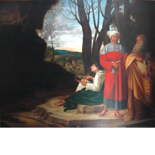 The Three Philosophers Oil Painting by Giorgione