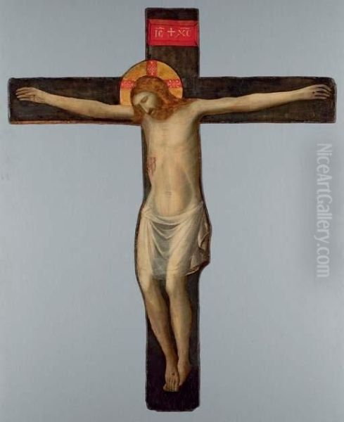 The Crucifixion Oil Painting by Giovanni Francesco Da Rimini