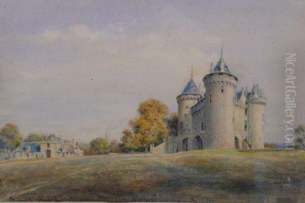 Combourg. Oil Painting by Ernest Girard