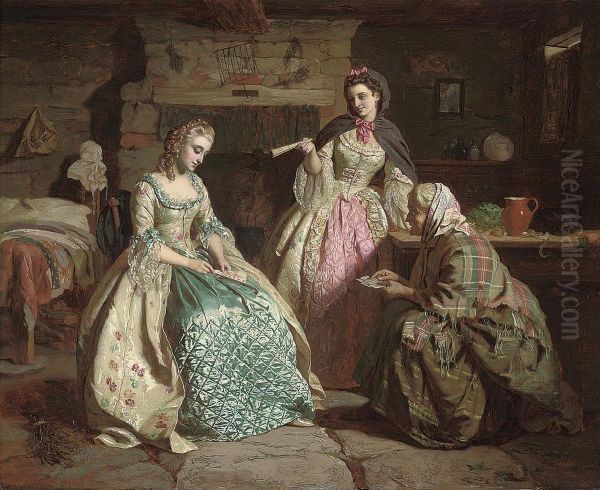 The Fortune Teller Oil Painting by Ernest Gustave Girardot